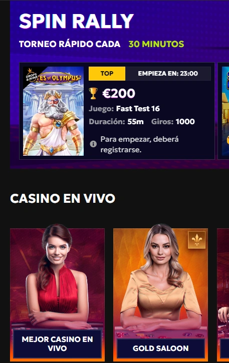 RTBet Juegos móviles